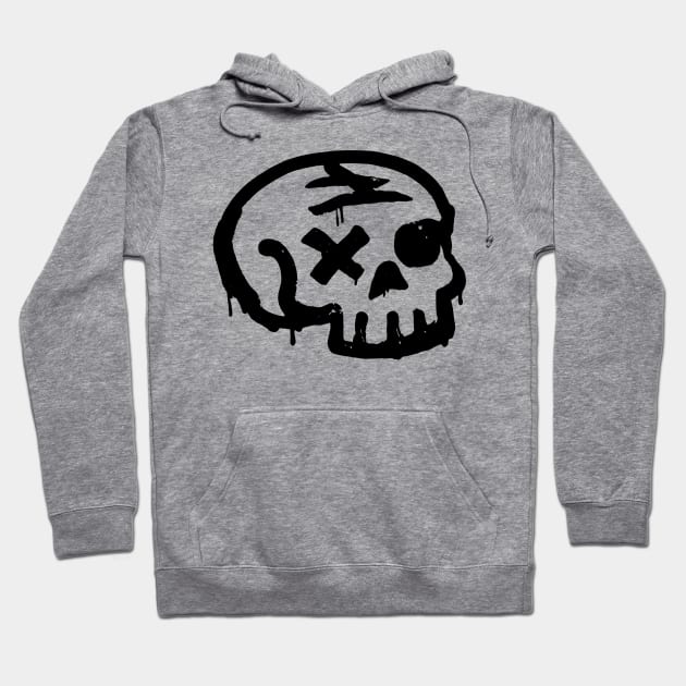 Skull drip Hoodie by ConradGarner